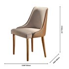 Conjunto Sala De Jantar Mesa Madeira Maciça Sarah E 8 Cadeira