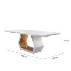 Conjunto Sala De Jantar Mesa Madeira Maciça Sarah E 8 Cadeira