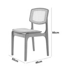 Conjunto Sala De Jantar Mesa Malta 160cm Com 6 Cadeiras Malta