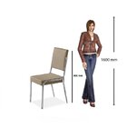 Conjunto Sala De Jantar Mesa Milleni 160x90cm Tampo Vidro Com