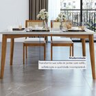 Conjunto Sala De Jantar Mesa Monalisa Com 4 Cadeiras Rainha E