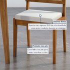 Conjunto Sala De Jantar Mesa Monalisa Com 4 Cadeiras Rainha E