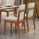 Conjunto Sala De Jantar Mesa Monalisa Com 6 Cadeiras Lady Em