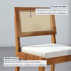 Conjunto Sala De Jantar Mesa Monalisa Com 6 Cadeiras Rainha E