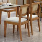 Conjunto Sala De Jantar Mesa Monalisa Com 6 Cadeiras Rainha E