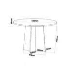 Conjunto Sala De Jantar Mesa Mundy 6 Cadeiras Cristal Viero
