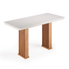 Conjunto Sala De Jantar Mesa Munique Com 8 Cadeiras Cristal V