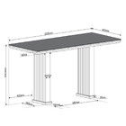 Conjunto Sala De Jantar Mesa Munique Com 8 Cadeiras Cristal V