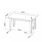 Conjunto Sala De Jantar Mesa Myla 6 Cadeiras Cristal Viero