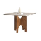 Conjunto Sala De Jantar Mesa Natal Tampo Vidro/mdf Com 4 Cade
