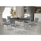 Conjunto Sala De Jantar Mesa Natani 160x90cm Com 6 Cadeiras N