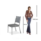 Conjunto Sala De Jantar Mesa Natani 160x90cm Com 6 Cadeiras N