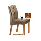 Conjunto Sala De Jantar Mesa Nuance 110cm Redonda Tampo Vidro