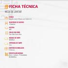 Conjunto Sala De Jantar Mesa Olímpia 90cm Mdf Canto Reto E 4