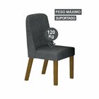 Conjunto Sala De Jantar Mesa Orgânica Mdf 6 Cadeiras Isis Fre