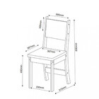 Conjunto Sala De Jantar Mesa Palácio 4 Cadeiras Sol Viero