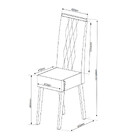 Conjunto Sala De Jantar Mesa Paladium Com 6 Cadeiras Cristal