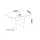 Conjunto Sala De Jantar Mesa Pequim E 4 Cadeiras Belize Indek