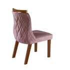 Conjunto Sala De Jantar Mesa Pietra 8 Cadeiras Madri Tampo Md