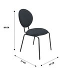 Conjunto Sala De Jantar Mesa Porto Estilo Industrial Com 4 Ca