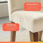 Conjunto Sala De Jantar Mesa Quadrada 0,90m Moove 4 Cadeiras