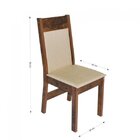 Conjunto Sala De Jantar Mesa Quadrada 4 Lugares 90x90cm 4 Cad