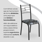 Conjunto Sala De Jantar Mesa Quadrada 70x70cm Tampo Granito T