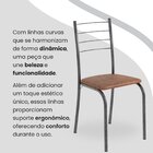 Conjunto Sala De Jantar Mesa Quadrada 70x70cm Tampo Granito T