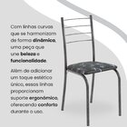 Conjunto Sala De Jantar Mesa Quadrada 70x70cm Tampo Granito T