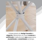 Conjunto Sala De Jantar Mesa Quadrada 70x70cm Tampo Granito T