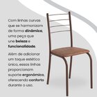 Conjunto Sala De Jantar Mesa Quadrada 70x70cm Tampo Madeira M