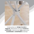 Conjunto Sala De Jantar Mesa Quadrada 70x70cm Tampo Madeira M