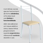 Conjunto Sala De Jantar Mesa Quadrada 75x75cm Tampo Ardósia I