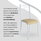 Conjunto Sala De Jantar Mesa Quadrada 75x75cm Tampo Granito O