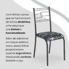 Conjunto Sala De Jantar Mesa Quadrada 75x75cm Tampo Granito O