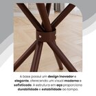 Conjunto Sala De Jantar Mesa Quadrada 75x75cm Tampo Granito O