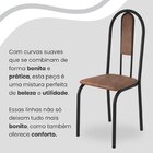 Conjunto Sala De Jantar Mesa Quadrada 75x75cm Tampo Granito O