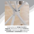 Conjunto Sala De Jantar Mesa Quadrada 75x75cm Tampo Granito O