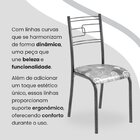 Conjunto Sala De Jantar Mesa Quadrada 75x75cm Tampo Mdp Ardós