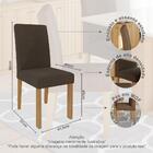 Conjunto Sala De Jantar Mesa Quadrada Flora E 4 Cadeiras Maia