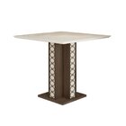 Conjunto Sala De Jantar Mesa Quadrada Isis 90cm 4 Cadeiras Ja