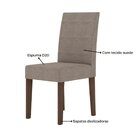 Conjunto Sala De Jantar Mesa Quadrada Jade Com Vidro 90cm 4 C