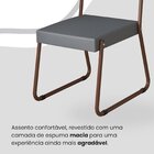 Conjunto Sala De Jantar Mesa Redonda 100cm Base Omega Tampo M