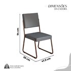 Conjunto Sala De Jantar Mesa Redonda 100cm Base Omega Tampo M