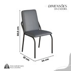 Conjunto Sala De Jantar Mesa Redonda 100cm Base Omega Tampo M