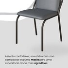 Conjunto Sala De Jantar Mesa Redonda 100cm Base Omega Tampo M