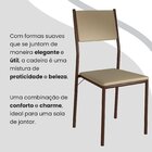 Conjunto Sala De Jantar Mesa Redonda 100cm Base Omega Tampo M