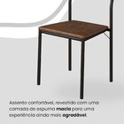 Conjunto Sala De Jantar Mesa Redonda 100cm Base Omega Tampo M