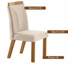 Conjunto Sala De Jantar Mesa Redonda 110cm Grécia Tampo Vidro