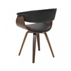 Conjunto Sala De Jantar Mesa Redonda 120cm Eiffel Tampo Mdf C